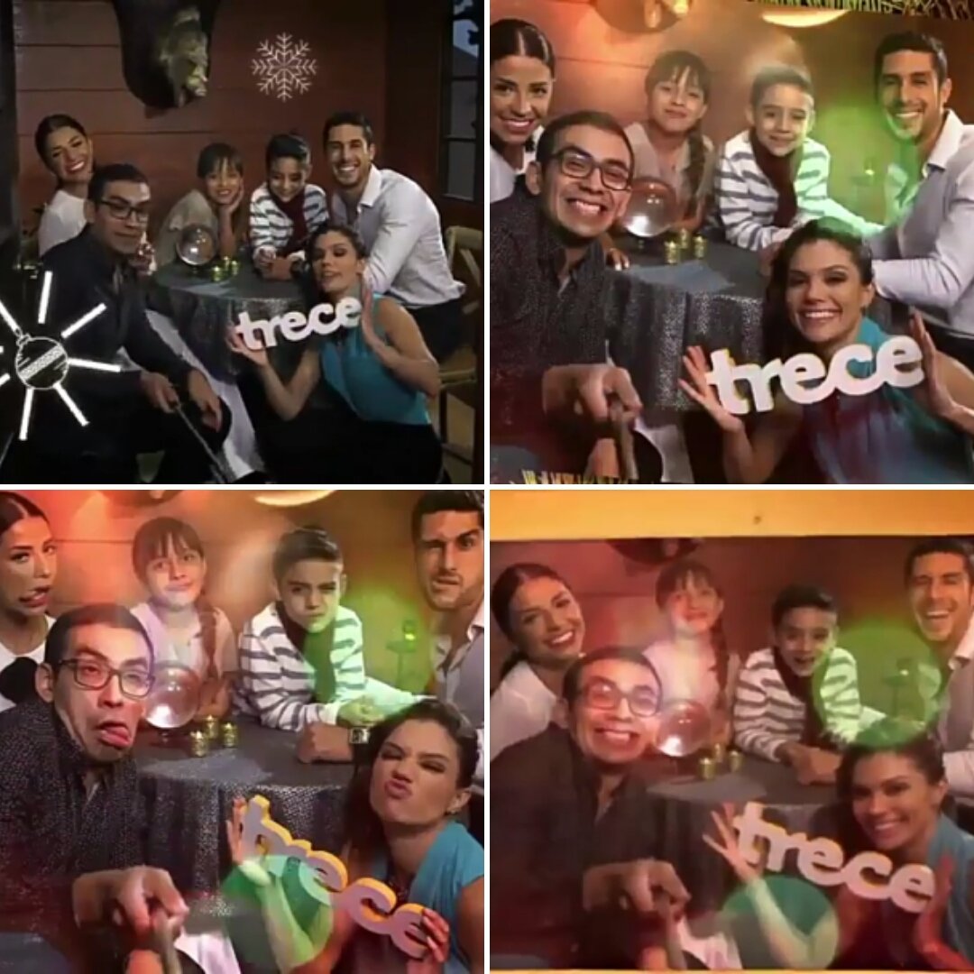 FCSoloEllas4's tweet photo. Promos Navideños @AztecaTrece #Selfie @Ferka @Tabatajalilreal @elcapiperez @AlvaroAlvarezMX #ElTreceContigo https://t.co/76Tvi7PInV