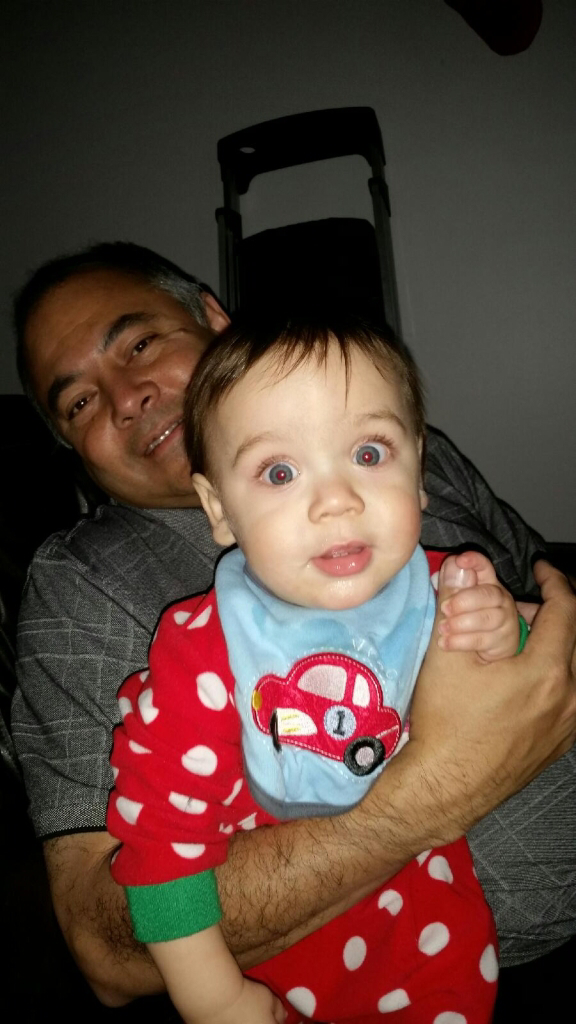 billmahon's tweet photo. In love with the grandson Jakob. Having fun tonight #grandson https://t.co/xlyeDYLuwn