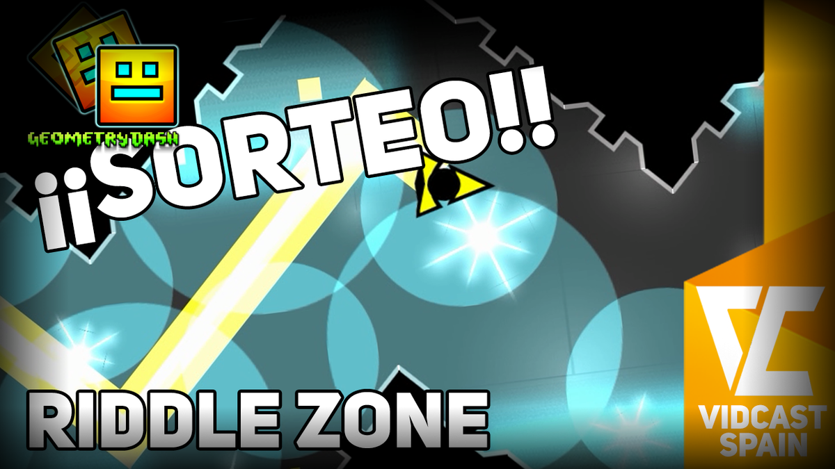 RiddleZone's tweet photo. SORTEO DE GEOMETRY DASH
➡ 100 RTs = 1 CUENTA
➡ PARA PARTICIPAR DA RT Y SIGUE A @VidCastSpain 
MUCHA SUERTE A TODOS 💪 https://t.co/V6kWXefrov