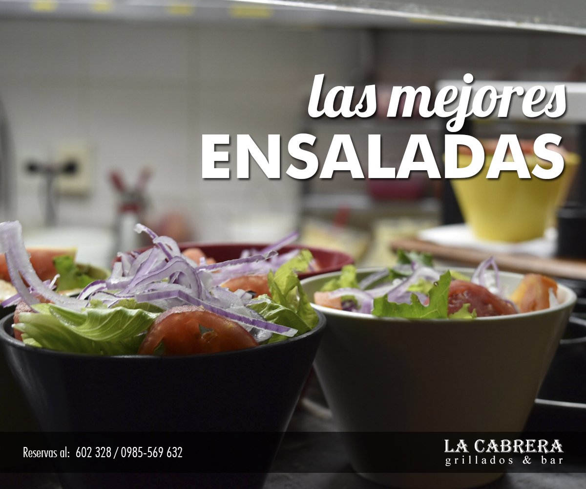 LaCabreraPy's tweet photo. Tus cortes preferidos acompañalos con las mejores ensaladas. https://t.co/3U3oKQhVzT