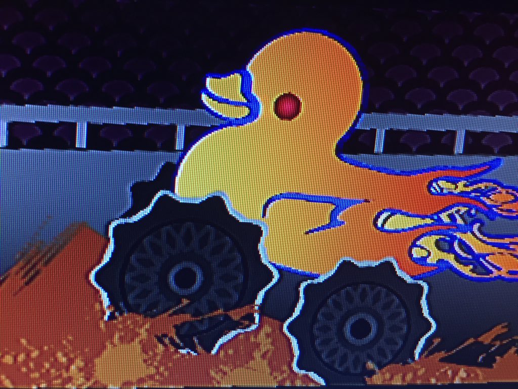 BO3_Emblems_'s tweet image. BO3 emblem Flaming Duck on wheels