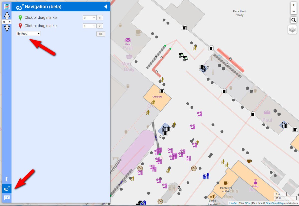 JLZIMMERMANN's tweet photo. A great improvement for indoor routing with #OpenLevelUp thanks to @PanierAvide https://t.co/QExj8nVbeh @harry_wood https://t.co/K6JqBC7q2o