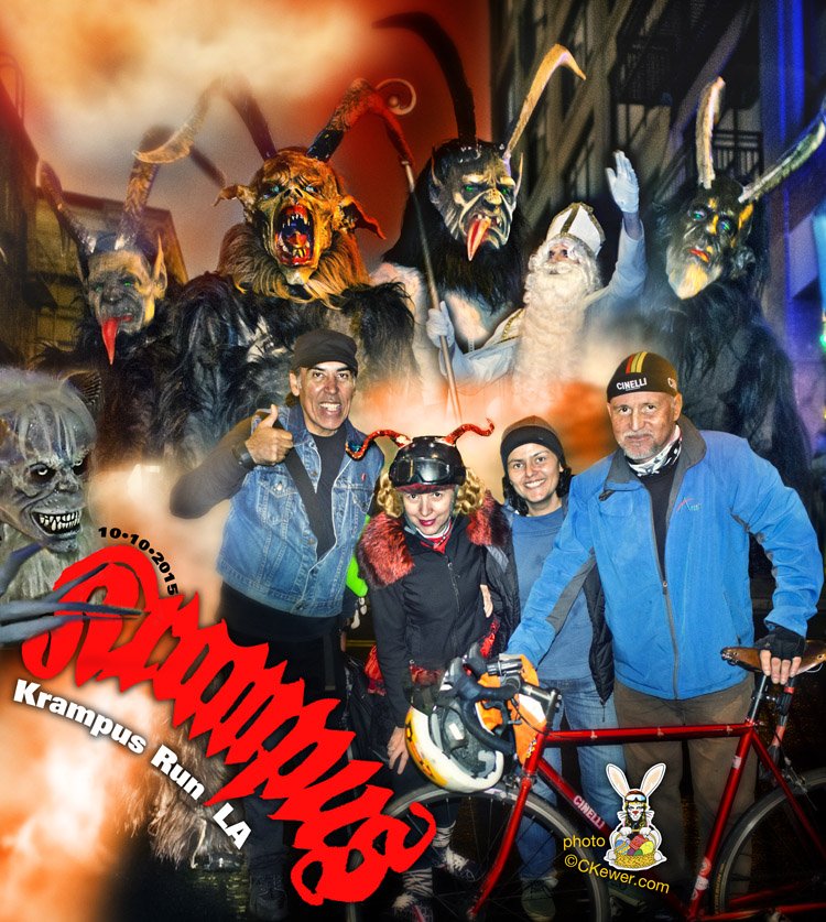 CarolinKewer's tweet photo. #Krampus Run now in #bikefaction https://t.co/dBFFzKfRYJ  #Christmas #LosAngeles @Krampus_la https://t.co/viuYP4H1aS