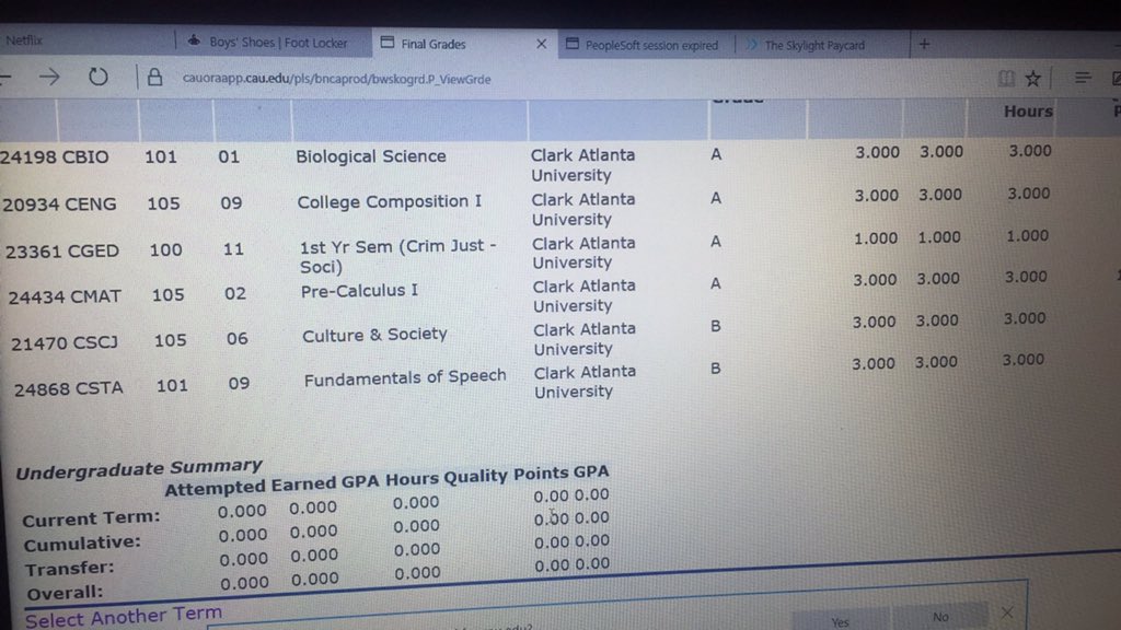 kay_theceo's tweet photo. first semester down .. #cau19 #brains #thankGod #someonetakemeout https://t.co/ldTZ0hCwM1