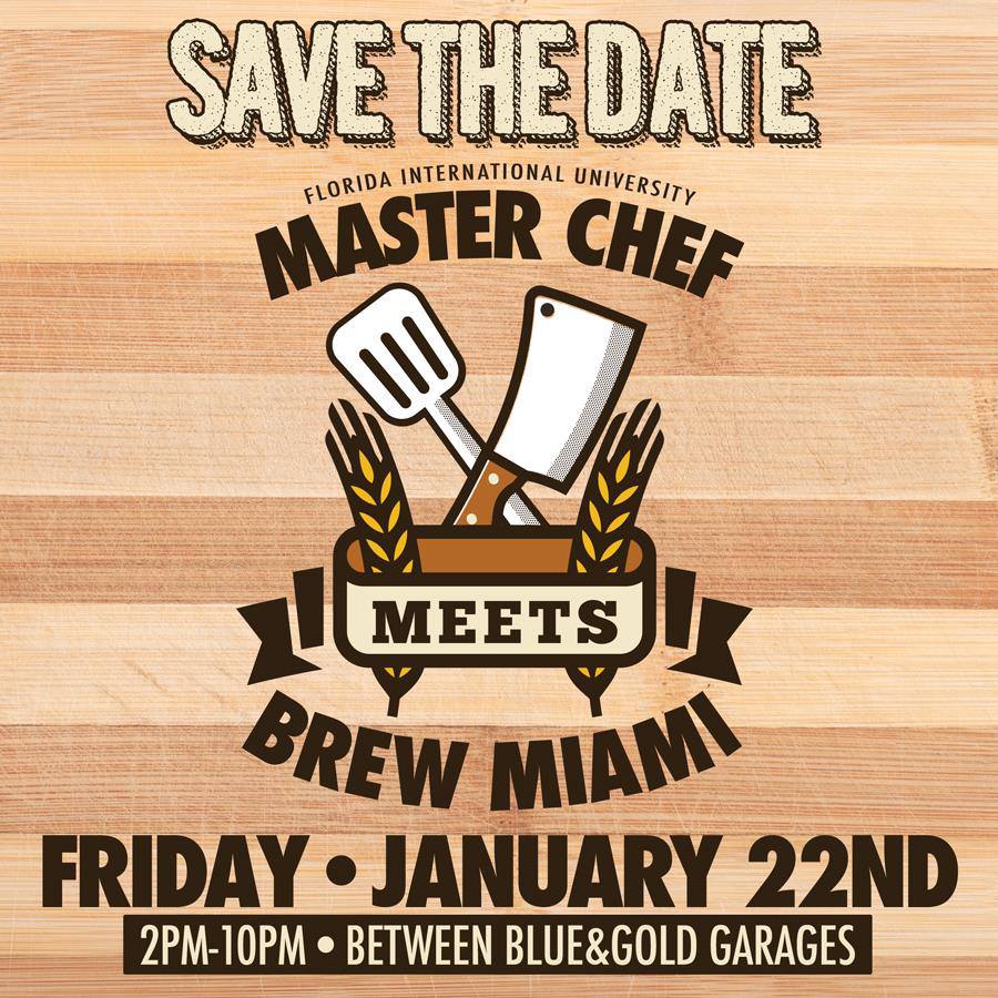 Catch us at <a href="/fiu/">FIU</a>'s Master Chef meets Brew Miami on January 22 from 2-10 PM! ow.ly/VW0jD