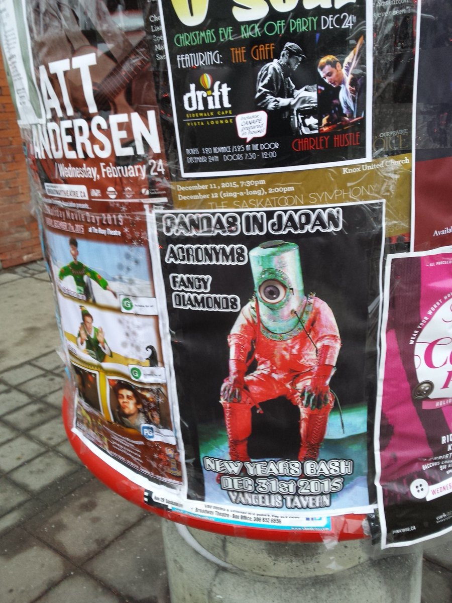 We're playing New Years Eve @VangelisTavern Advance tickets $10 available @VangelisTavern on Broadway!$15 @ door