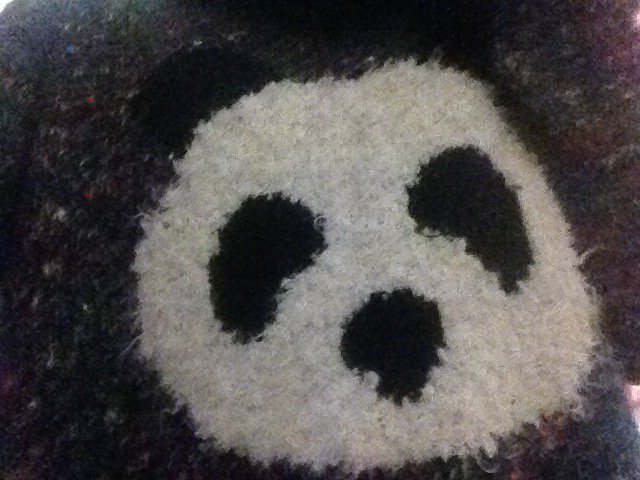 ZBenhlal's tweet photo. So today I wear panda https://t.co/a1jD97w7hT
