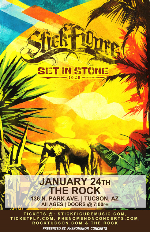 January 24th Set In Stone Tour ft. #StickFigure @pconcertsaz 
#buytickets >> goo.gl/x4sLUN #allagesshow