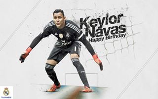 Happy birthday Keylor Navas :) wish you all the best    