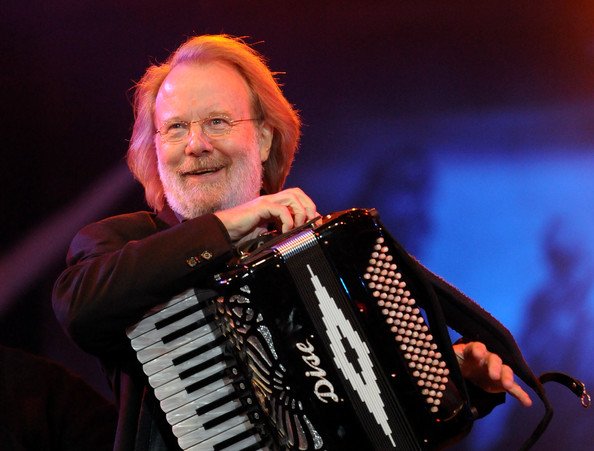 One man and his accordion! Happy 69th birthday to Benny Andersson. 