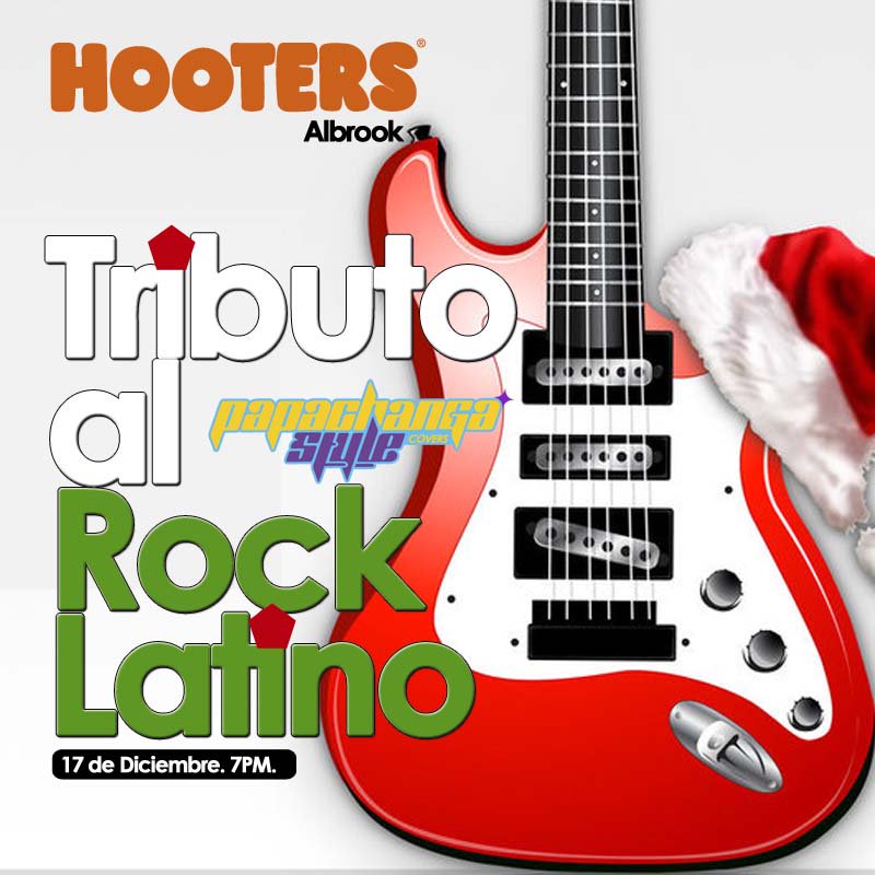 HootersPanama's tweet photo. ¿Amas el Rock en español? Te invitamos a este tributo a cargo de @PapachangaStyle, este jueves en #HootersAlbrook https://t.co/s5WJiCOtMH