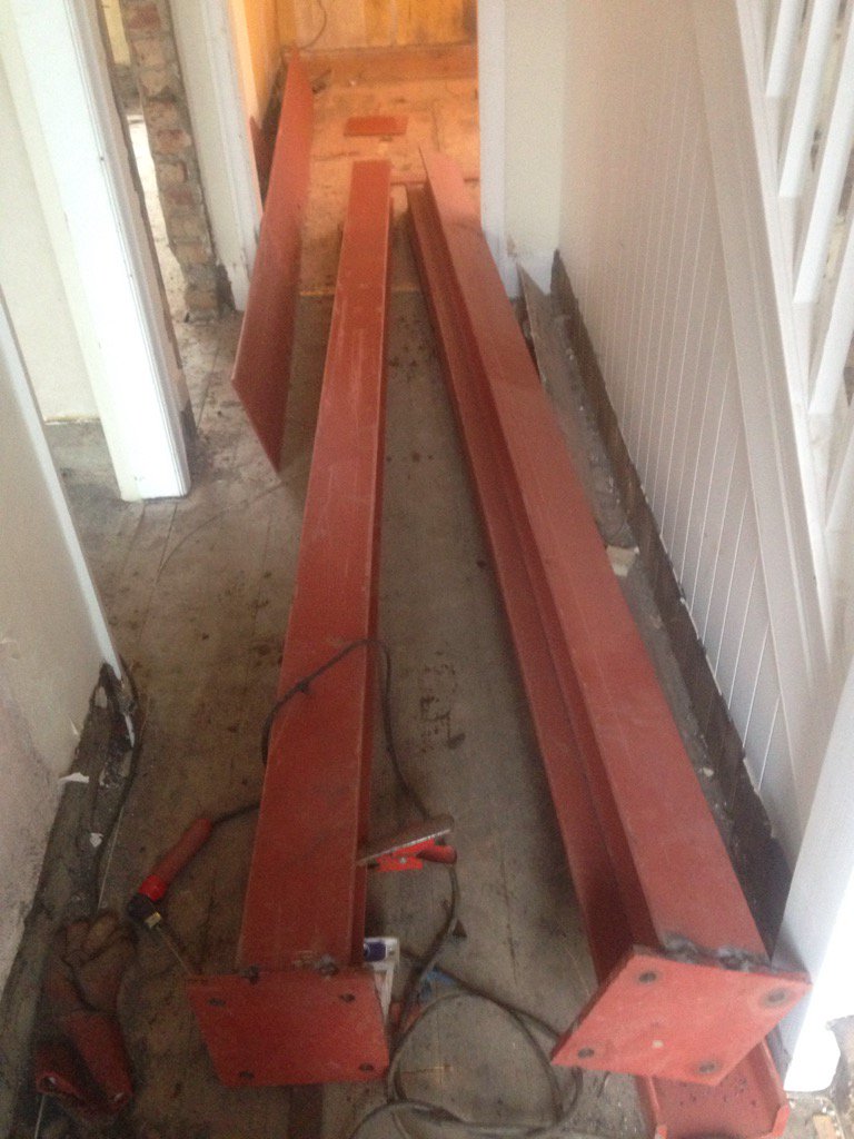 extensionsbuilt's tweet image. Steels ready to go in.