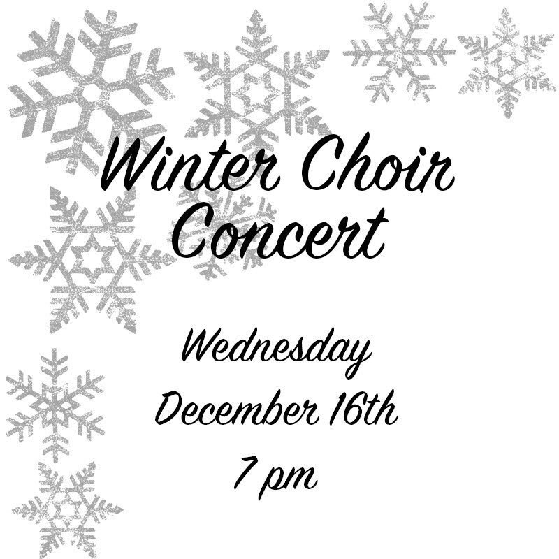 We can't wait to see you all at our concert tomorrow night! In the Auditorium 😏