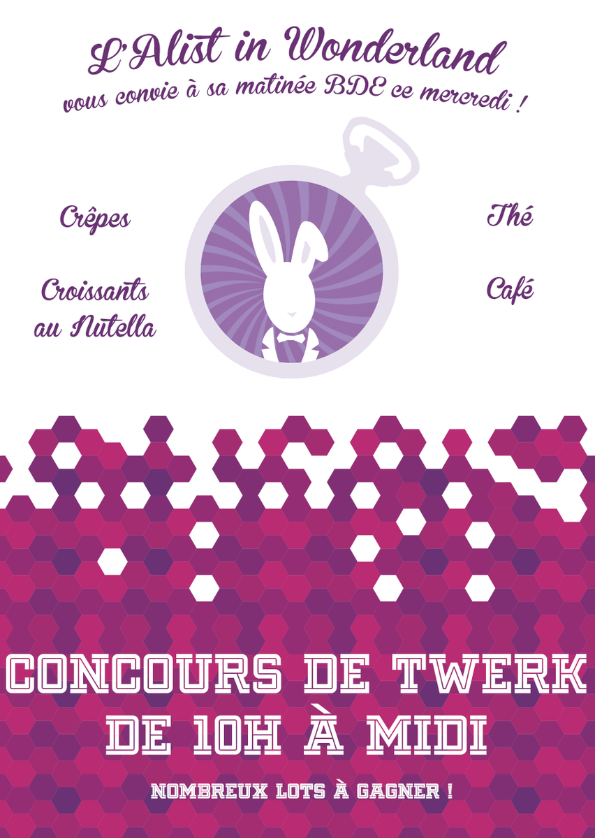 wonderlistECM's tweet photo. Concours de Twerk à partir de 10h au hangar ! Qui de l'@Alchimlist ou de la @punch__list twerkera le mieux ?? :) https://t.co/my9nXETvIc