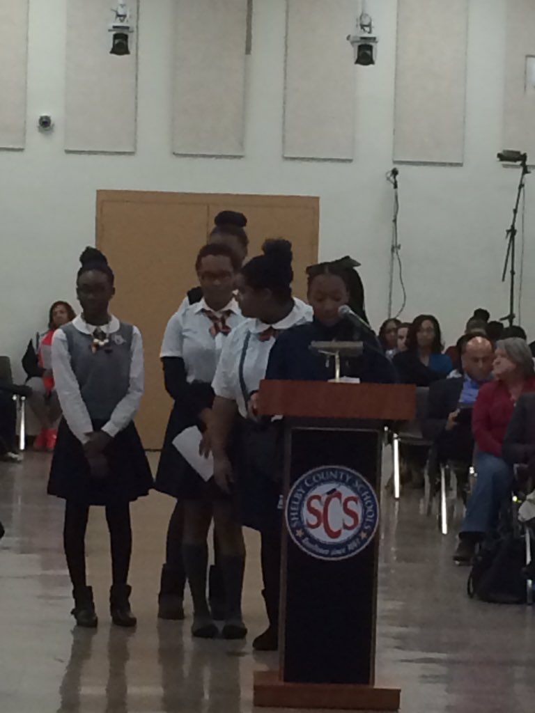 dorseyhopson's tweet photo. Lots of student advocates at Board Meeting tonight. So proud of our students https://t.co/ZscKBUAzSl