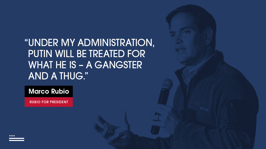 cspac's tweet image. The longer we wait to stand strong against Putin’s Russia, the higher the price of our inaction will be -@marcorubio