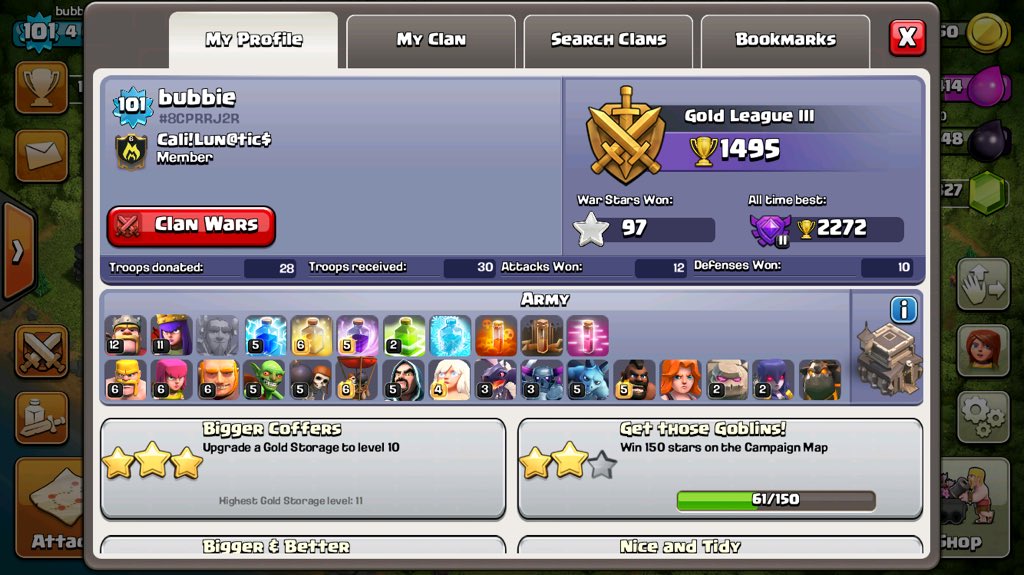 TeamFlyr's tweet image. Selling this base not my main one but it has 2.3k gems 5 builders, still has a free name change. I would like $10 DM