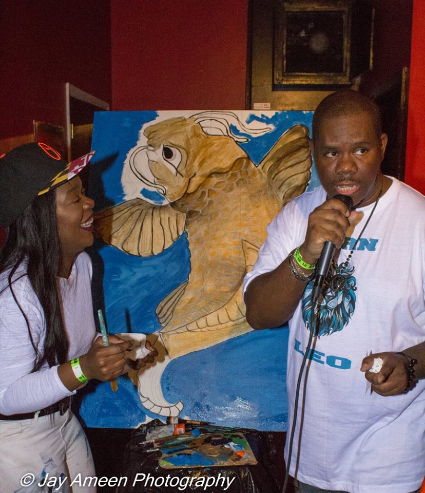 charmcitydirect's tweet photo. Witness some dope artist @Njweart at the #PMAPP https://t.co/96Ofz10oyy