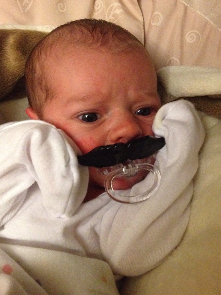 MrsSciMiller's tweet photo. @mxlindamichelle Thanks for the gift of facial hair for my newborn! https://t.co/FqSmmaTEGU