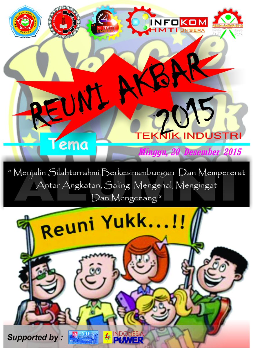 Yuk ikuti acara reuni akbar teknik industri 😊