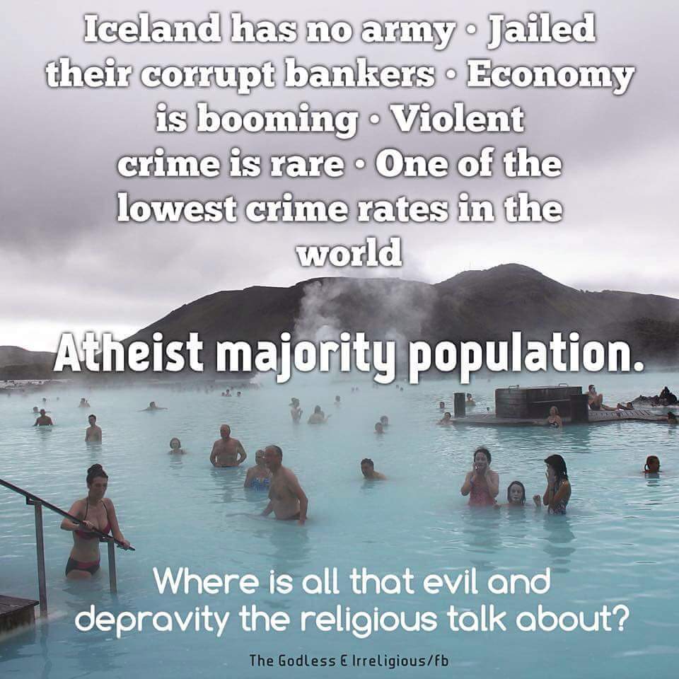 npwit's tweet image. Where is all that evil and depravity the religious talk about?