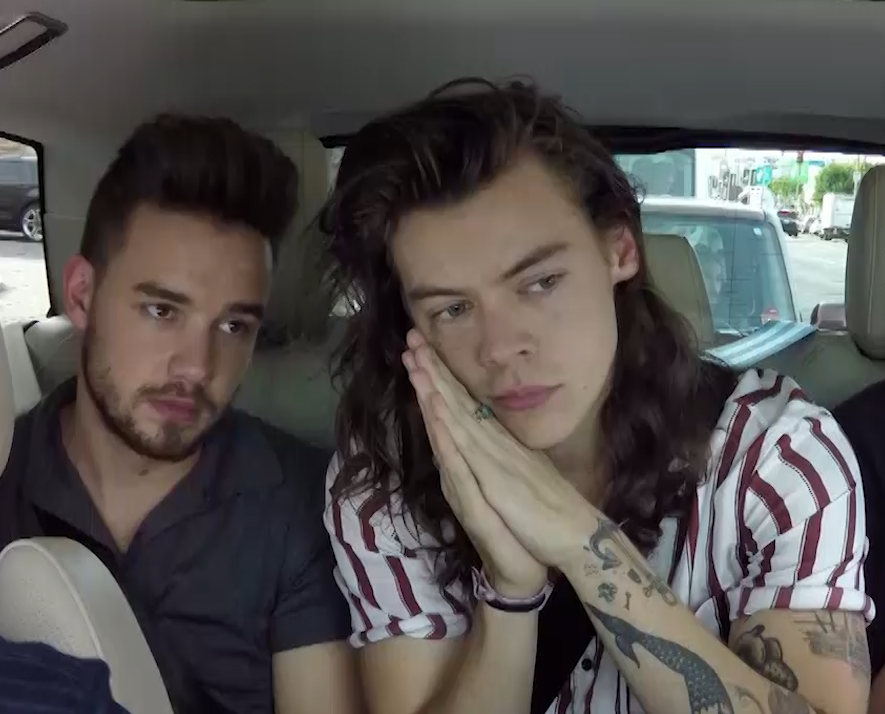 latelateshow's tweet photo. Watching #1DCarpoolKaraoke like... https://t.co/aByOCKaJ3b