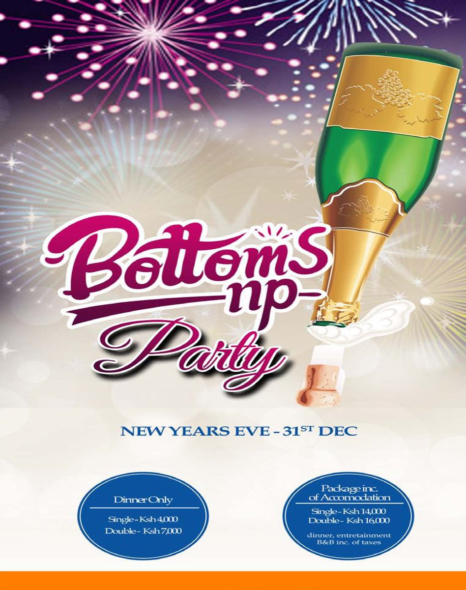 #BottomsUp! Usher in #2016 with Heron Portico. See poster for our special offers on #accommodation and #dinner.