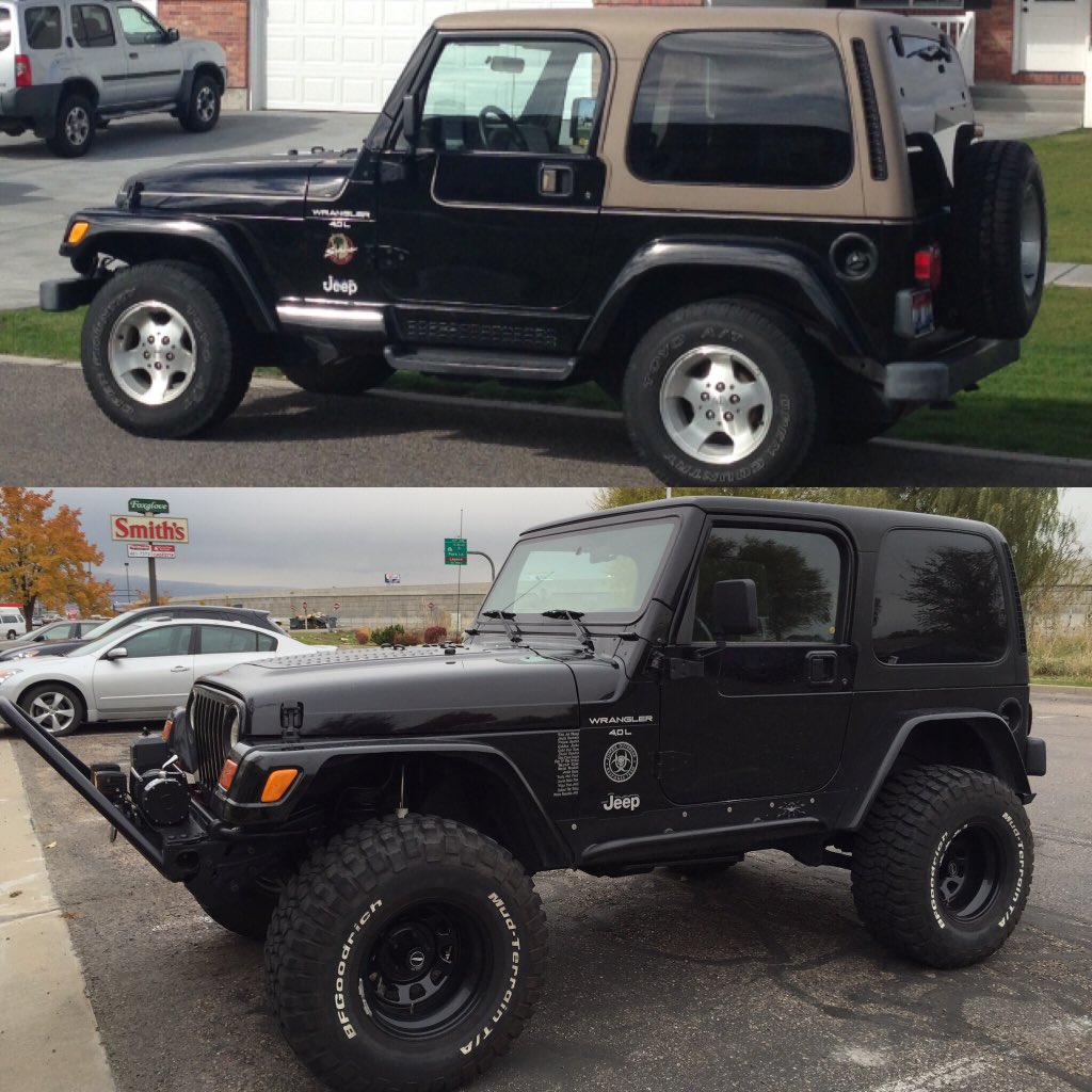 im4est's tweet photo. So @KricketJeeper @RachelSossamon I've been MIA for awhile but how bout #TransformationTuesday #jeeplife #JeepMafia https://t.co/5VXeEfnDAb