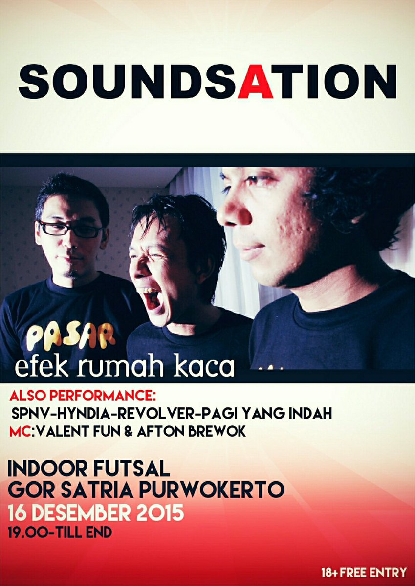 Mari merapat ke GOR Satria Purwokerto, kami akan tampil sebentar lagi. #GoAheadPeople