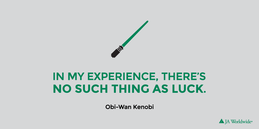 JAWorldwide's tweet photo. Midweek motivation from a #Jedi #Master. #StarWarsForceAwakens @starwars https://t.co/6tw5P4pBuz