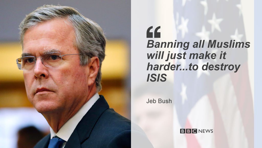 BBCNorthAmerica's tweet image. Bush to Trump: Banning all Muslims will "just make it harder"
bbc.in/225SKTn #GOPdebate