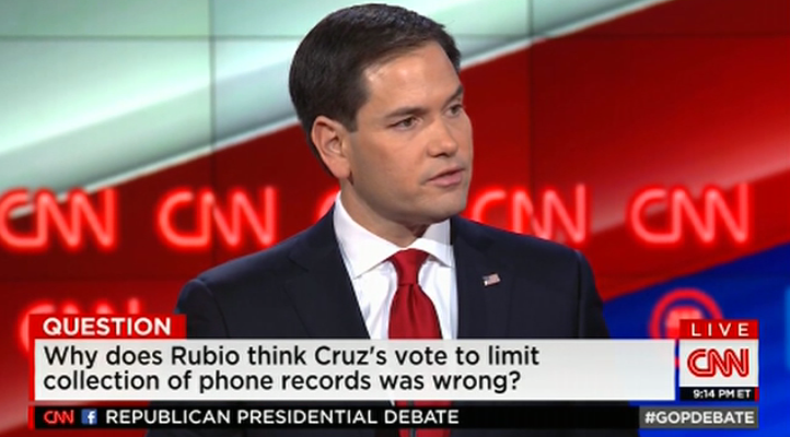 BuzzFeedNews's tweet image. Rubio: "This is the most sophisticated terrorist threat we have ever faced. We are at a time we need more tools."