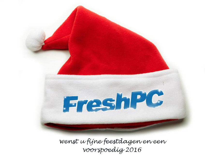 FreshPC's tweet photo. Op de drempel van het nieuwe jaar bedank ik al onze trouwe volgers voor hun support &amp; wens ik allen 'n goed 2016 toe https://t.co/ZVfYD9BYRZ