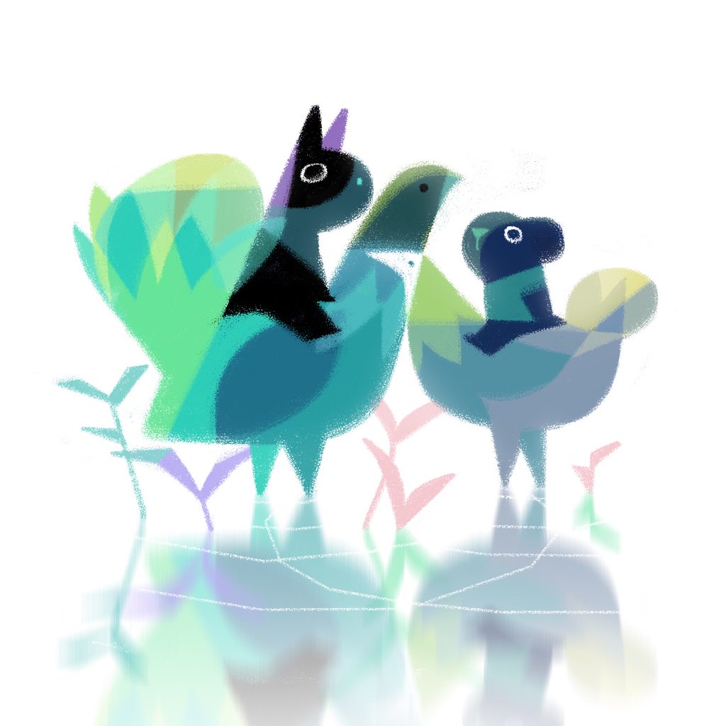 OrenHaskins's tweet photo. Mirror #illustration #character #design #characterdesign #creature #birds https://t.co/ALmr03tRuU
