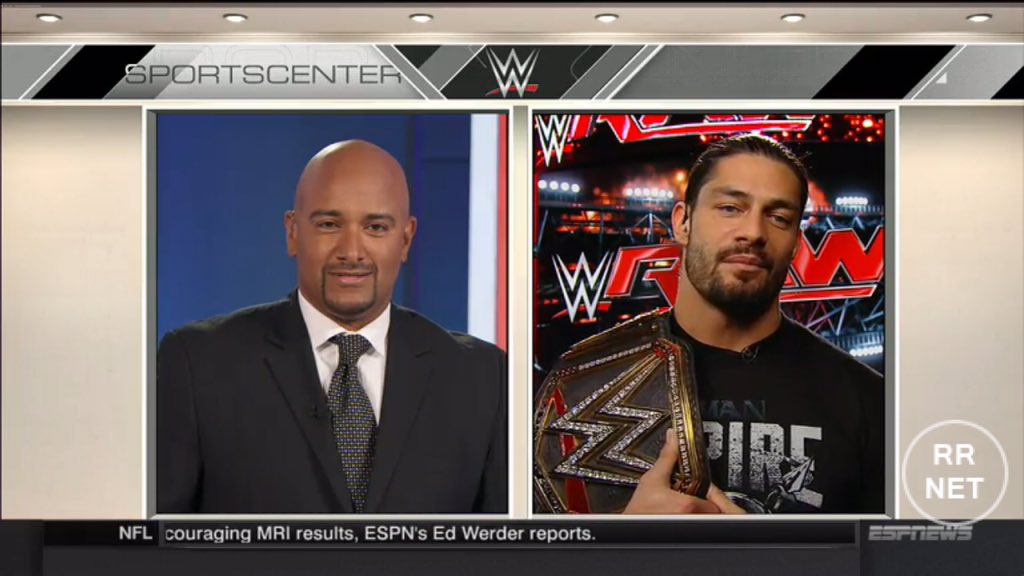 RomanReignsNet's tweet photo. #RomanReigns #RomanEmpire #SportsCenter https://t.co/jCfrxcpis2