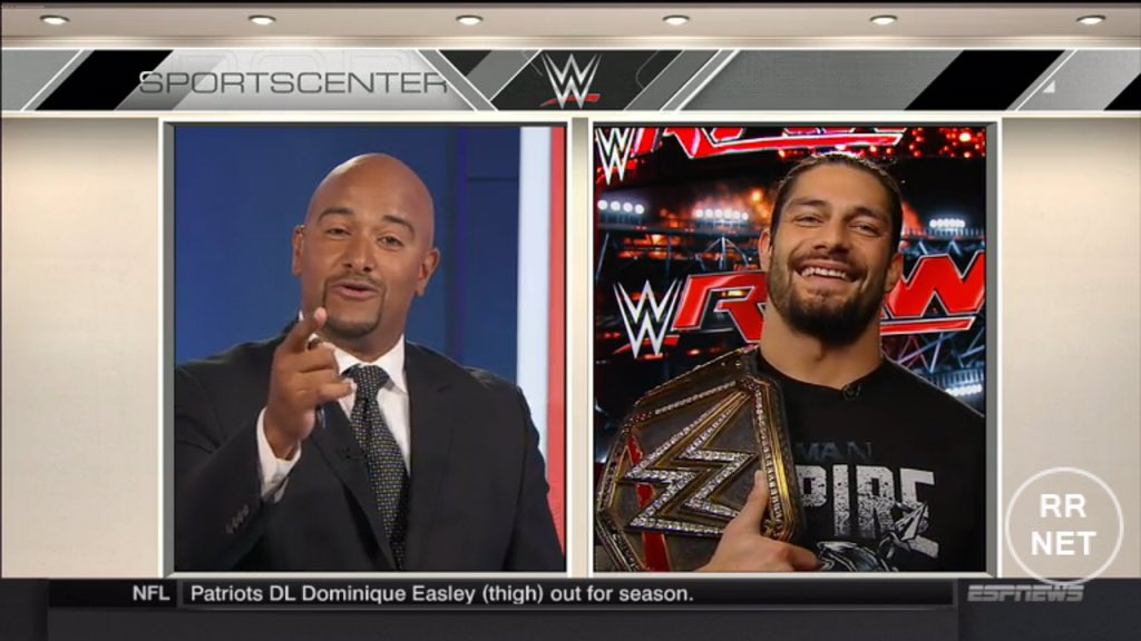 RomanReignsNet's tweet photo. #RomanReigns #RomanEmpire #SportsCenter https://t.co/jCfrxcpis2