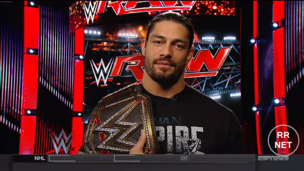 RomanReignsNet's tweet photo. #RomanReigns #RomanEmpire #SportsCenter https://t.co/xTGmgsRzst