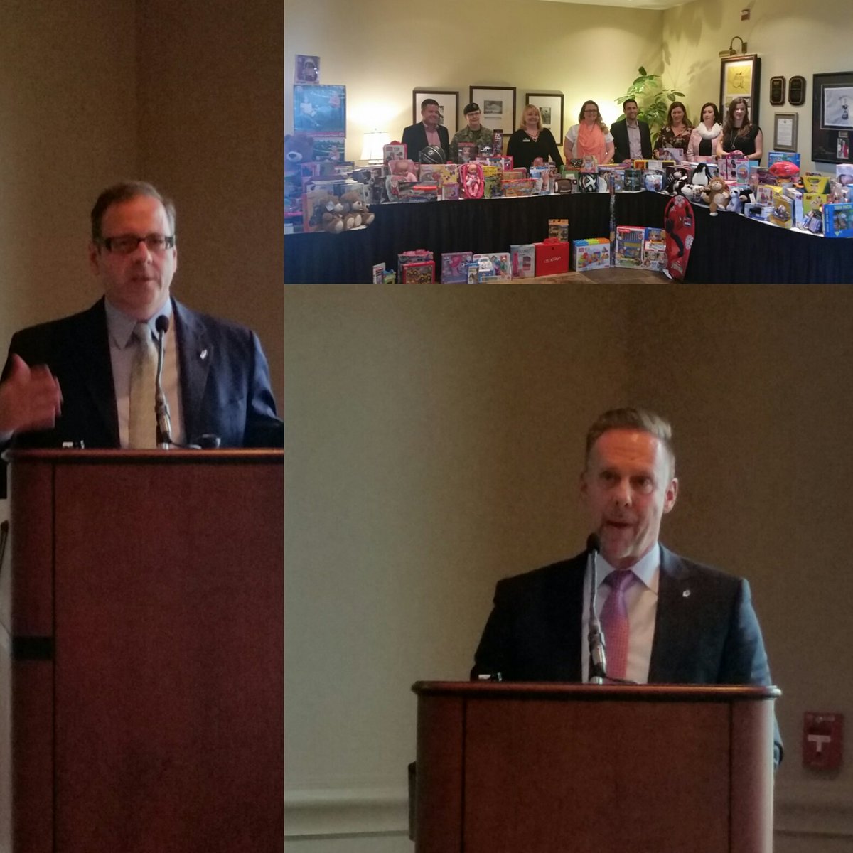 Great day with <a href="/LIBAOntario/">LIBA</a> with <a href="/ibaoceo/">Colin Simpson</a> &amp; <a href="/DougHeaman/">Doug Heaman</a>. Amazing load of toys for <a href="/Toys4TotsCanada/">Toys for Tots Canada</a> #BrokerAdvantage