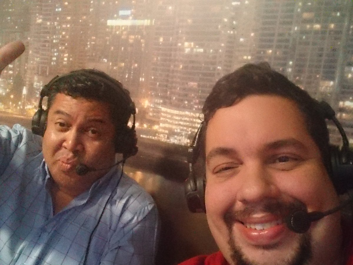 Arrancando desde el tércer piso.Mucha noche...