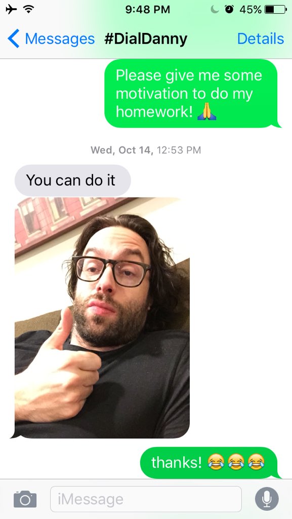 Undateable_Fans's tweet photo. My last conversation was in October, but you can still #DialDanny! The number is: (313) 525-2014 https://t.co/E3ic3M0e7G