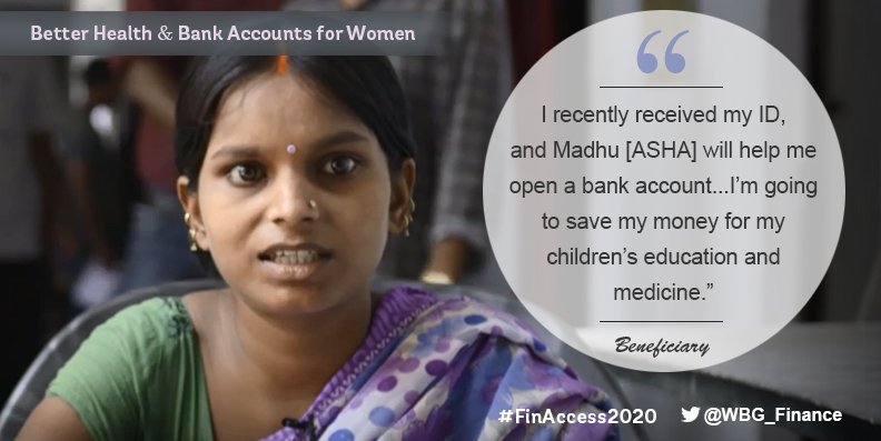 A bank account gives #women access to broader financial services wrld.bg/VGoHn #financialinclusion