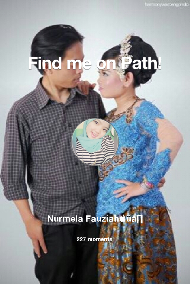 NurmelaF's tweet photo. I've shared 227 memories with my friends on #Path - see them now at https://t.co/QlZCNHL0bs! #thepersonalnetwork https://t.co/Hk1DJ8UyLk
