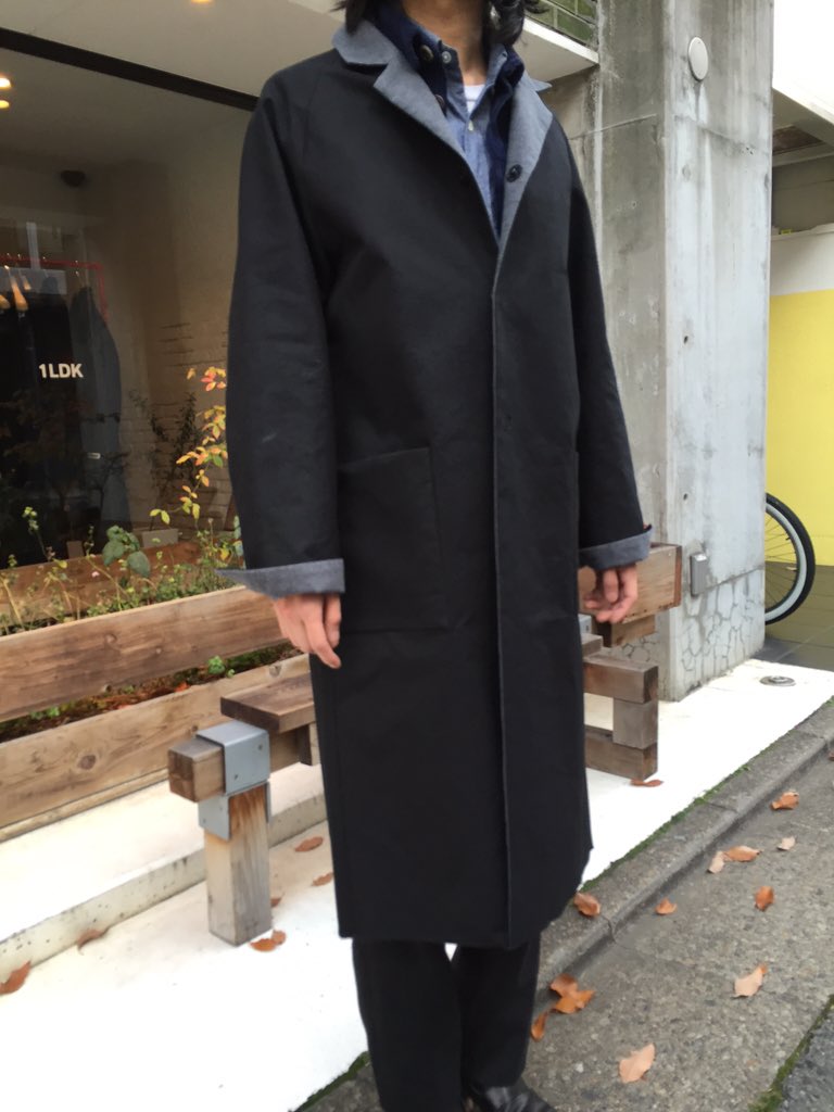 サンシーリバーシブル帆布コート