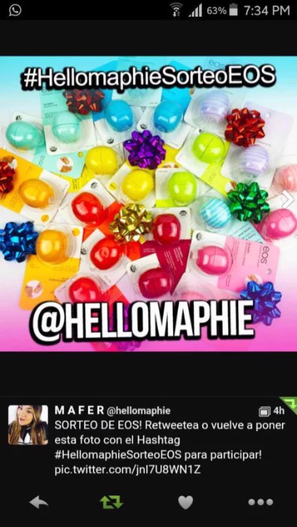 MariaGuerreroC7's tweet photo. RT#hellomaphie soy de peru #HellomaphieSorteoEOS https://t.co/tinQ2vSHmv
