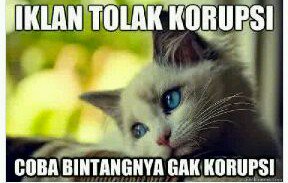 amaliasari27's tweet photo. Haha iya cing kasian banged tu para koruptor. https://t.co/seDsb0pfp8