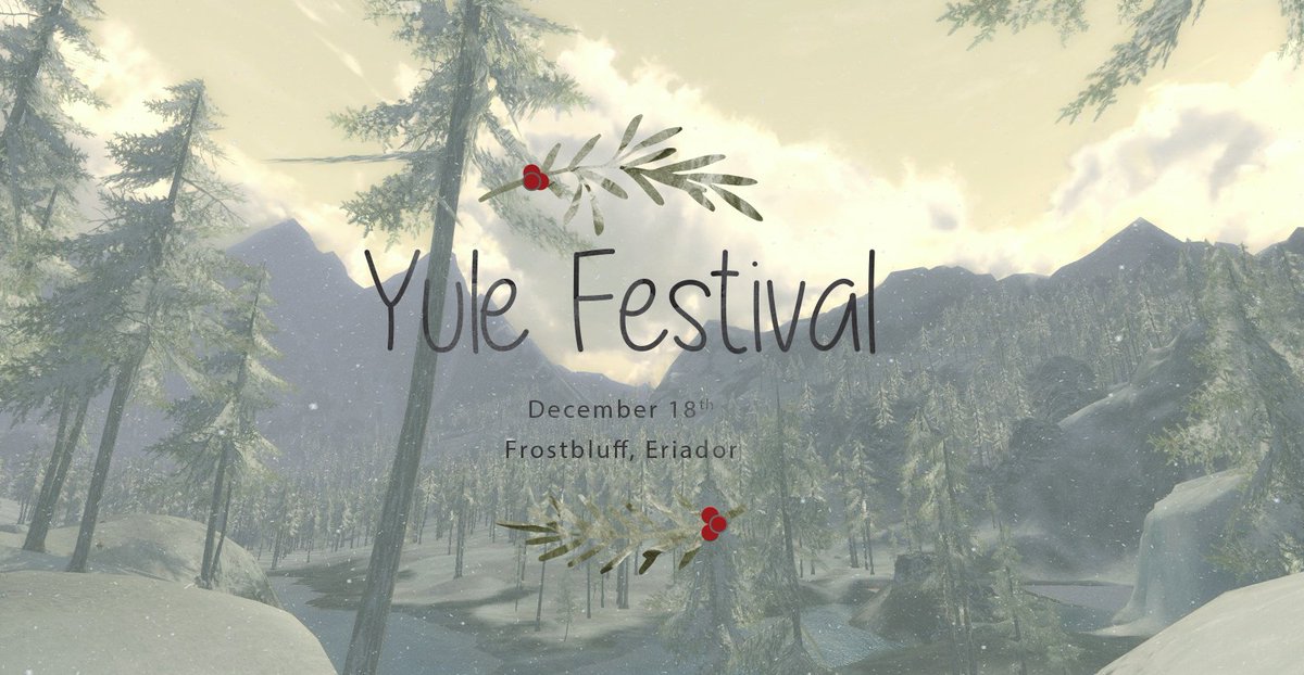HG2Lotro's tweet photo. So it's either only 3 days away...or with the update tomorrow! Either way! cannot wait!! #lotro #frostbluff #yule https://t.co/gmYo0a8hZv
