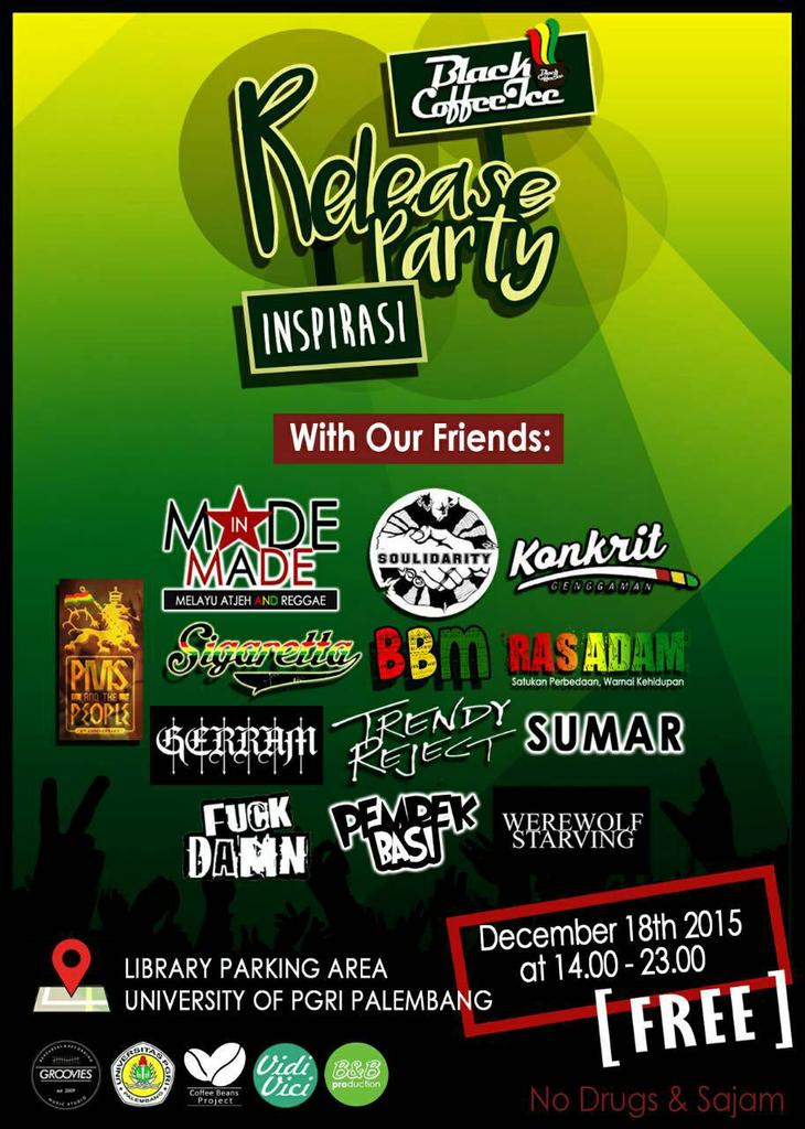 catat!! SUMAR akan ikut meramaikan <a href="/blackcoffee_ice/">Black Coffee Ice</a> Release Party "Inspirasi".
18 desember 2015