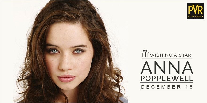 Actress Anna Popplewell is known for her role in The Chronicles of Narnia. We wish her a very happy birthday. 