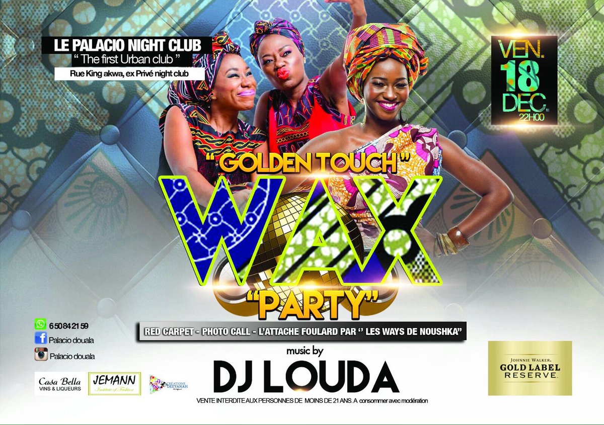 ozjegou's tweet photo. #DJLOUDA DECEMBER 18 AT PALACIO NIGHT CLUB - WAX PARTY  
AFROSWAGG with #CRAZY_NIGHT_CONCEPT https://t.co/QHHwnGL7A1