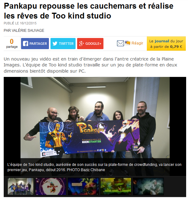 EuraCreative's tweet photo. Un nouveau jeu vidéo est en train d’émerger @plaineimages , @Pankapu dans @lavoixdunord ! https://t.co/WA9PMe95SG https://t.co/WUwFMgRlas